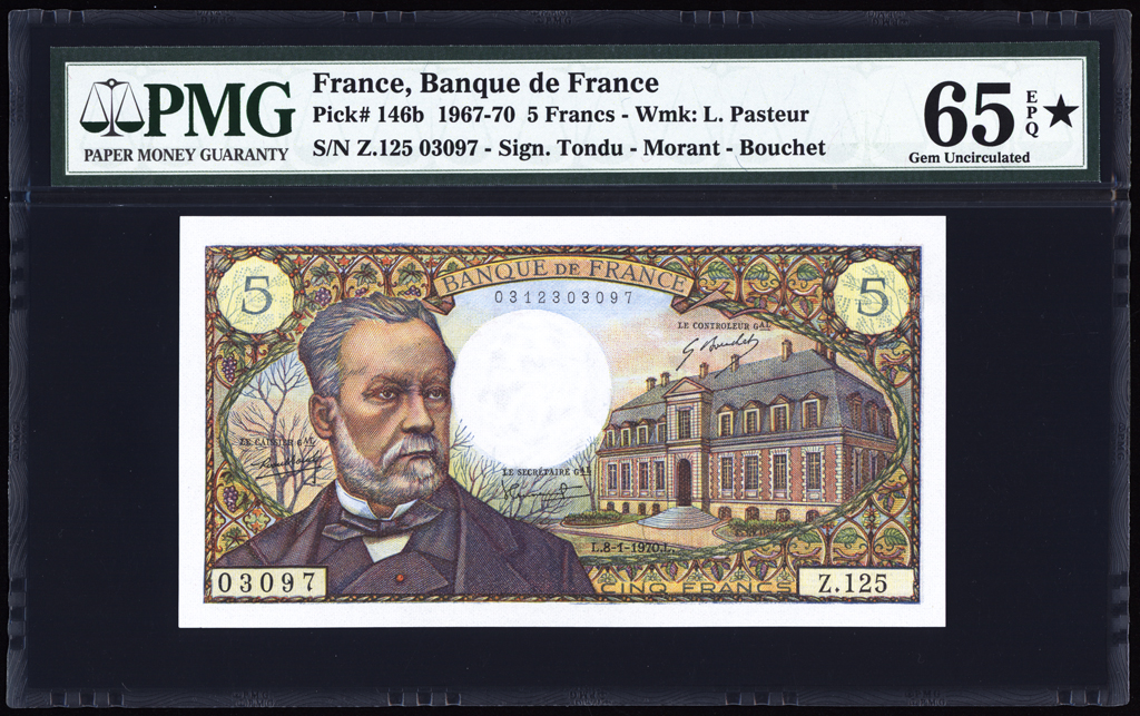 France 5 Francs 1966 P146b PMG Gem Uncirculated 65 EPQ*