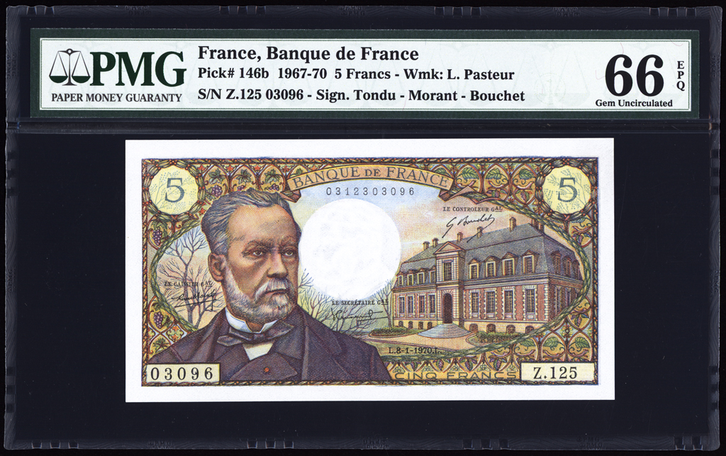 France 5 Francs 1966 P146b PMG Gem Uncirculated 66 EPQ