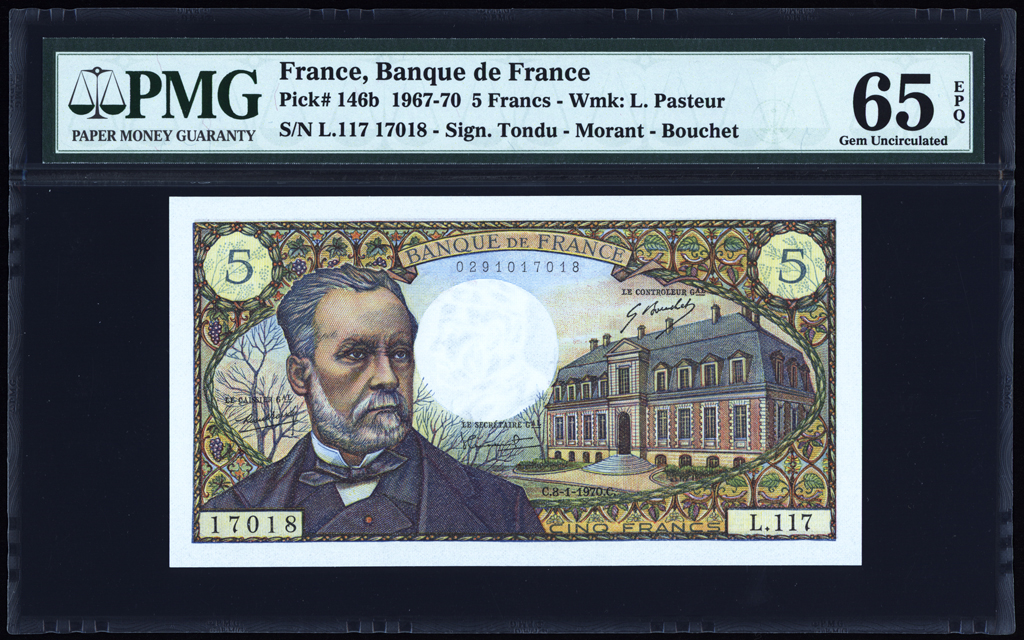 France 5 Francs 1966 P146b PMG Gem Uncirculated 65 EPQ